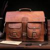 Leather Messenger Bag Men Leather Crossbody Laptop Briefcase Best Computer Satchel Distressed Bag Gift Men Women