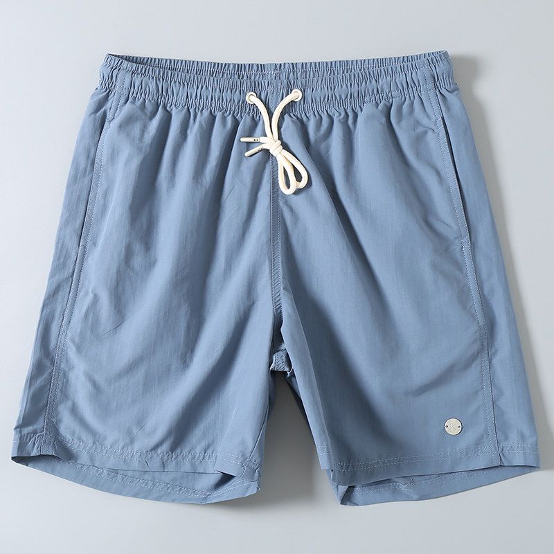 Export Export Tail Goods Summer Simple Leisure Loose Straight-leg Beach Shorts Ice Silk Quick-Drying Sports Shorts Men