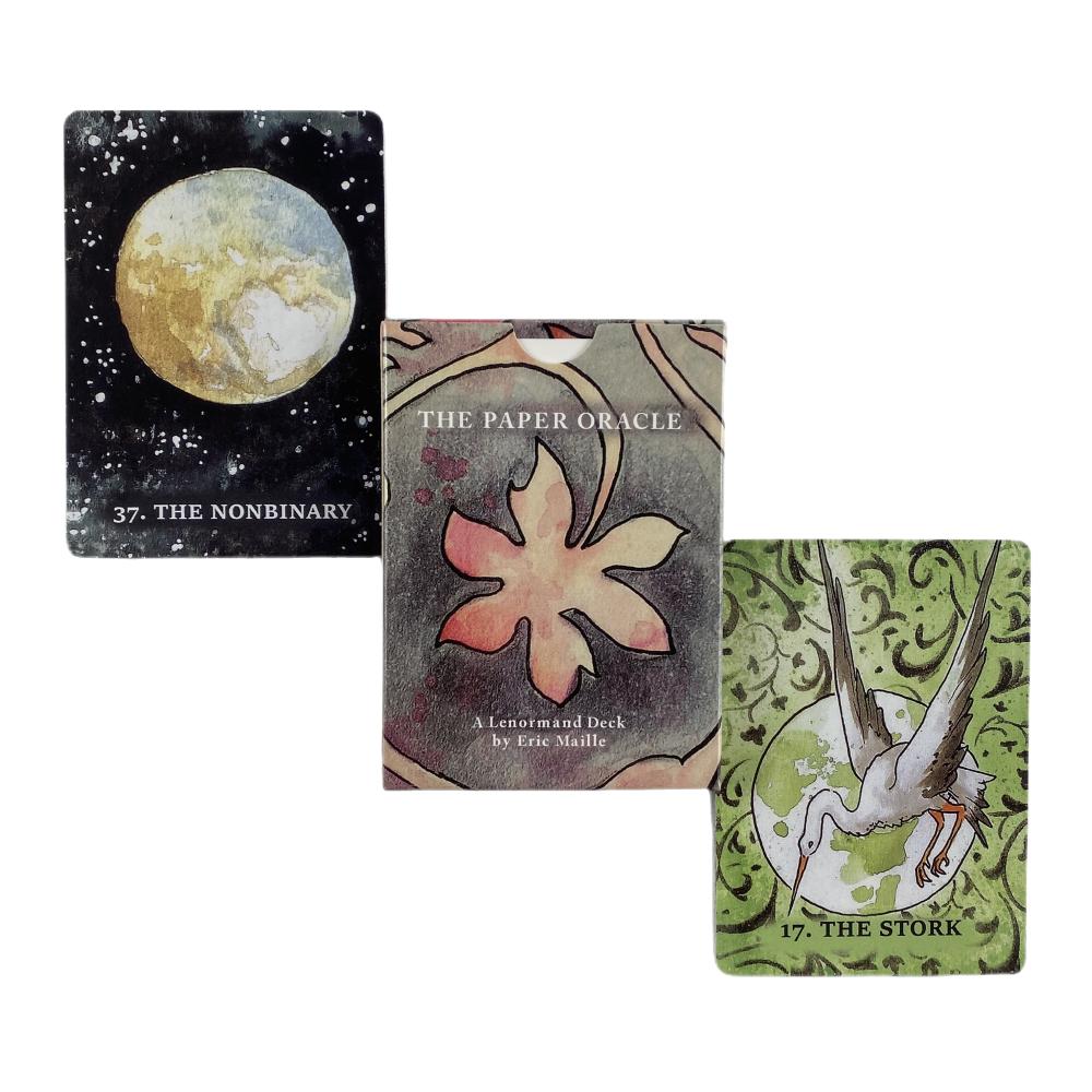 The Paper Oracle Cards Tarot Divination Deck English Vision Edition Board Playing Game For Party