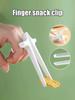 1/2/5 Pcs  Lazy Fingers Chopsticks Play Games Eat Snacks Clip Brush Video Without Dirty Hands Food Clip