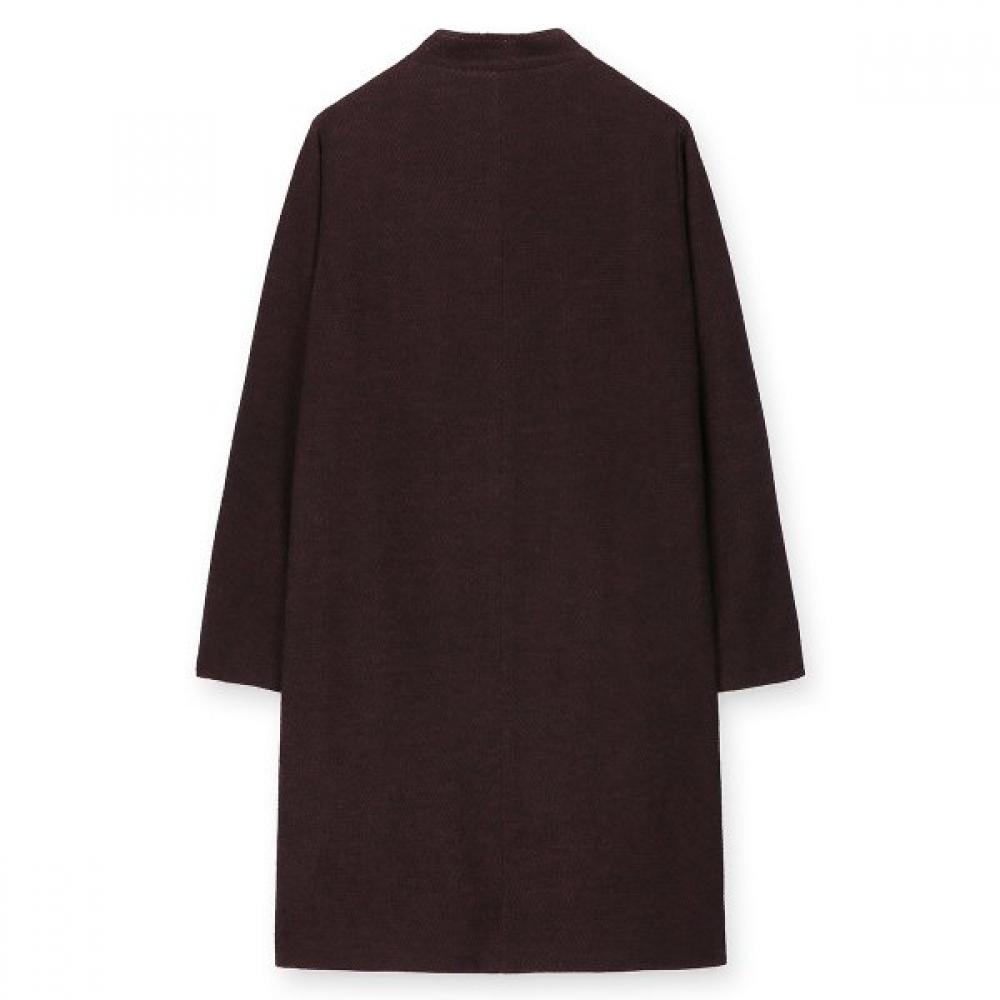 Furina Stand Collar Wool Blend Coat