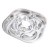 Slow Feeder Dog Bowl 304 Stainless Steel Non Slip Prevent Overflow Tipping Metal Pet Food Bowl