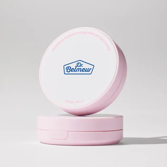 

The Face Shop Dr. Belmer Advanced Oil Paper Vegan Tone-up Sun Cushion