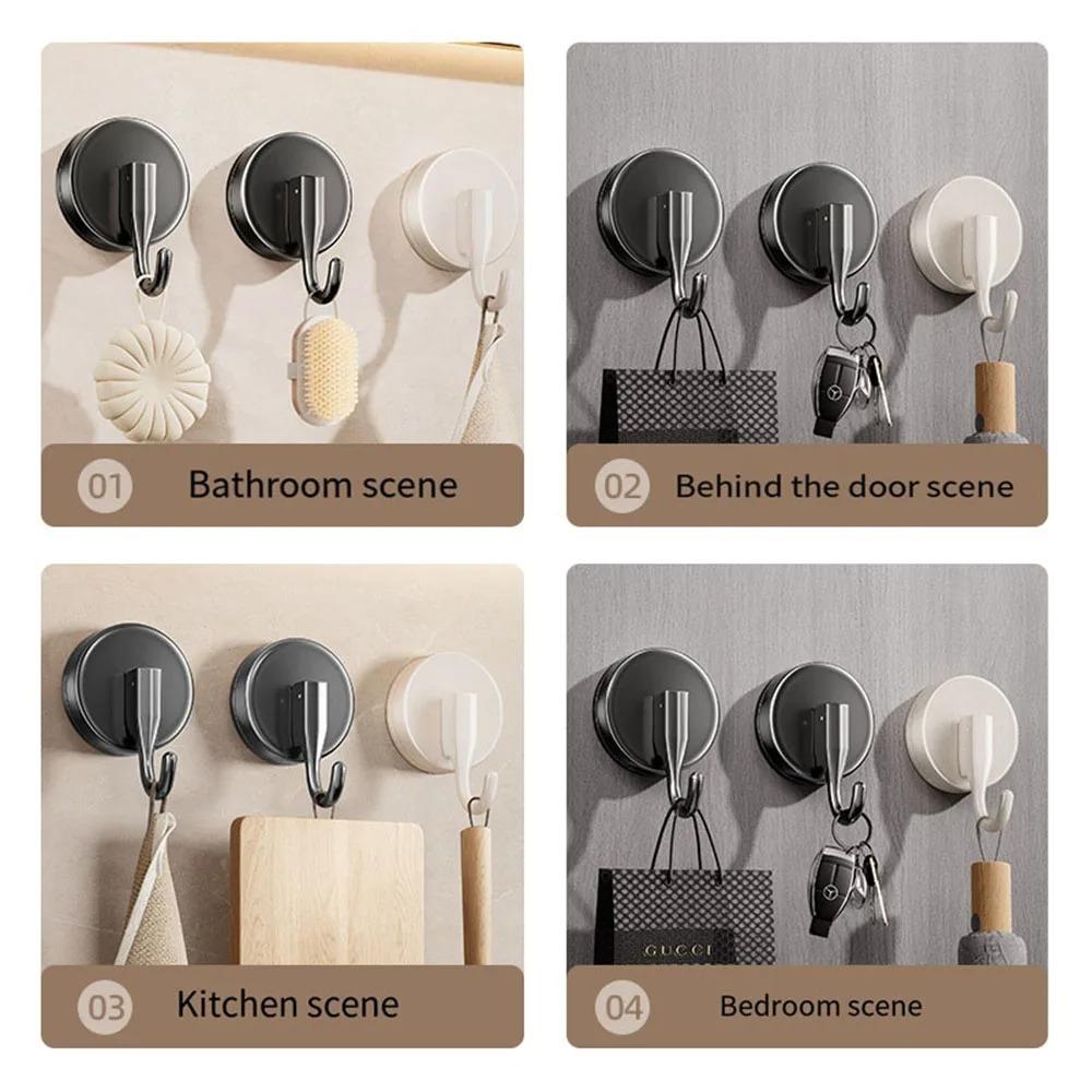 Wall Mount Bathroom Storage Accessories 2/3/4pcs Towel Hook New Bathroom Hooks  Home