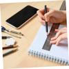 Stainless Steel Rulers, Straight Edges, Measuring Tape, for Office and Drawing, 3-Piece Set, 20cm, 30cm, 40cm, for Students, Teachers, and Engineers