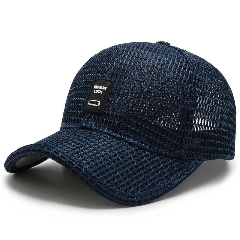 Men's Summer Sun Protection Baseball Cap - Breathable Mesh Outdoor Hat