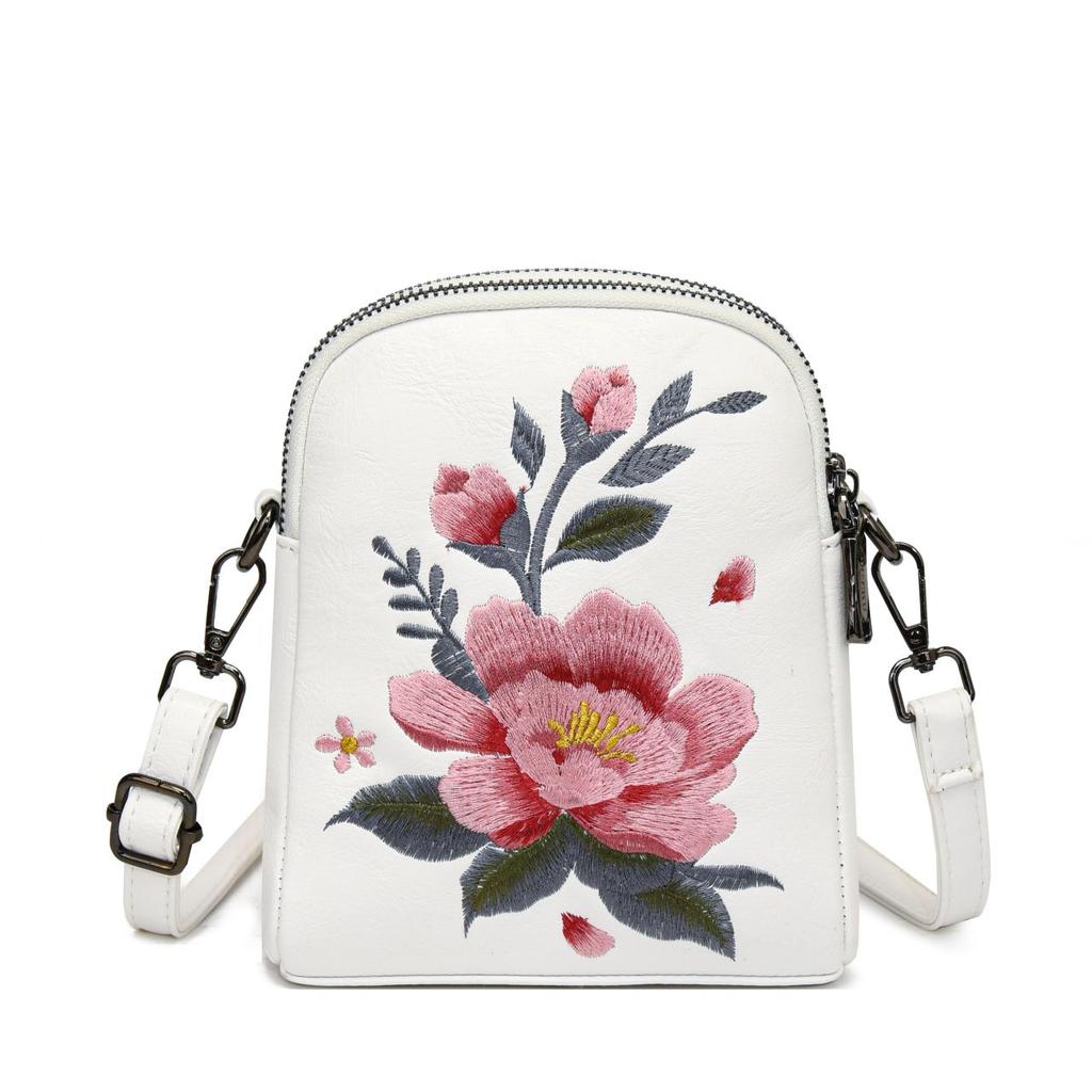 Embroidered Small Bag Chinese Style Single Shoulder Crossbody Mobile Phone Coin Purse Bag