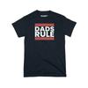 Dads Rule Unisexs Graphic T Shirt Quote For Father S Day Unisex Soft Cotton Gift