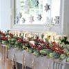 180CM Artificial Plants Christmas Garland Red Berries Wreath Xmas Home Decoration Pine Tree Rattan Hanging Ornament
