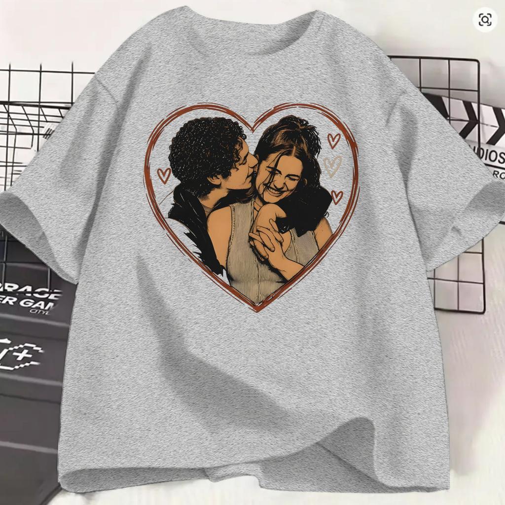 Unisexs TShirts OffCampus Vintage Cotton Tee Shirt Short Sleeve Summer Fashion T Shirts Round Neck Clothes Birthday Present