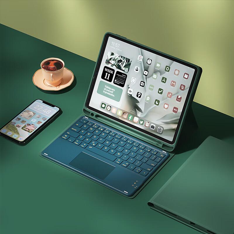 

Чехол-клавиатура B.O.W для iPad с тачпадом и слотом для стилуса iPad Air 4/Air 5 (10.9-inch)