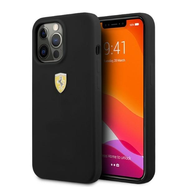 Ferrari Fessihmp13Lbk Iphone 13 Pro / 136,1 Czarny/Black Hardcase Silicone Magsafe