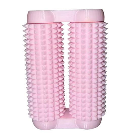 

3D-печатная колючая роликовая игрушка-непоседа для снятия тревоги и стресса для детей, подростков и взрослых, ручной рельефный массажный ролик, портативный сенсорный ролик с двумя рядами