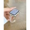 Stop Kwadratowy Kryształ Cukru Diamentowy Błyszczący Bransoletka Pasek do Zegarka dla Apple Watch Kobiety 40/41/38/42/44/45/46/49mm dla iWatch S11/10/9/8/7/6
