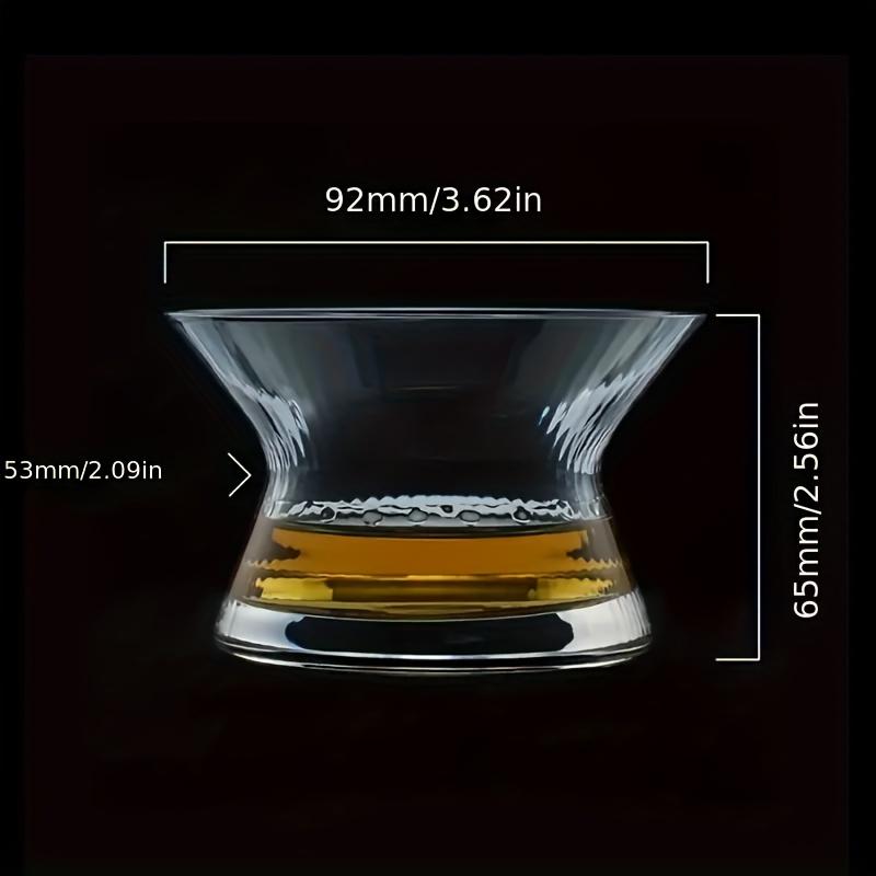 1 τεμ. Περιστρεφόμενο Ποτήρι Ουίσκι Ιαπωνικό Ποτήρι Ουίσκι Ποτήρι Ουίσκι Βίντατζ Ιαπωνικού Στυλ Κρυστάλλινα Ποτήρια Κρασιού Δημιουργικό Περιστρεφόμενο Ποτήρι Γευσιγνωσίας Ουίσκι Δώρο