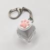 Cat Paws Corgi Buttock Pink Cat Claw Keycap Key Chain  Mechanical Keyboard