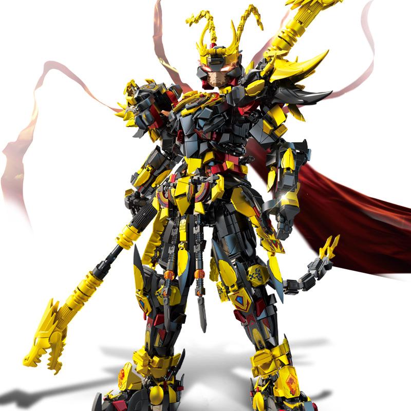 Yueyi 62031-73 Sun Wukong Fighting Mecha: 2-in-1 Qilin Building Blocks - Boys’ Toy with Free Shipping