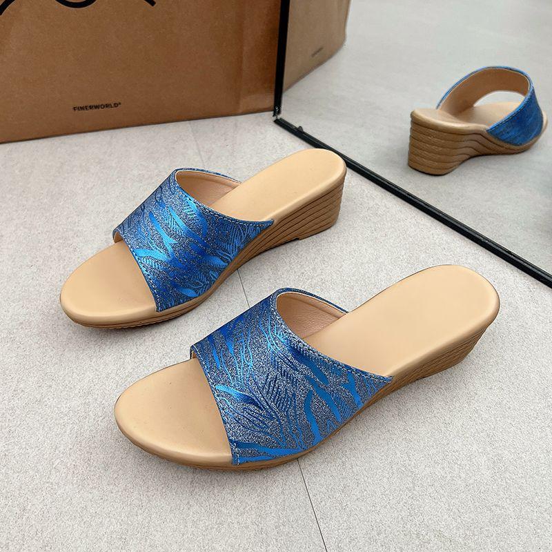 Summer New Fashionable Flat Slippers for Outerwear Comfortable Plus Size Non Slip Sandals