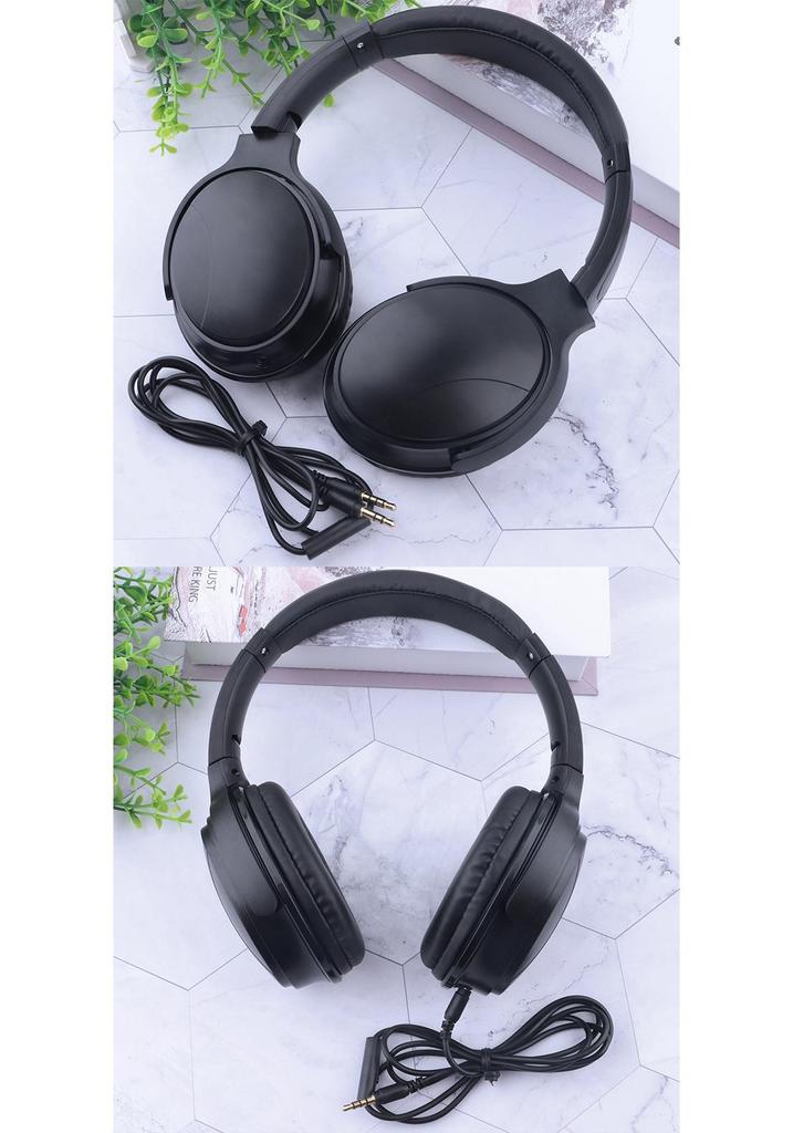Wired On-Ear Gaming Headphones with Microphone, Clear Stereo Sound, and Call Capability