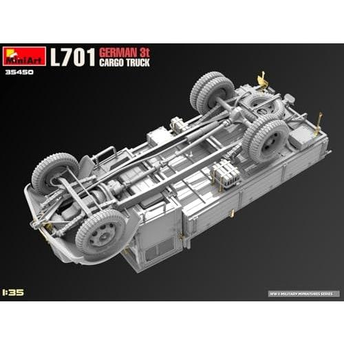 Miniart 1/35 L701 German 3-Ton Cargo Truck Plastic Model MA35450