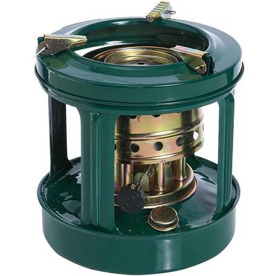 Portable Outdoor Fuel Stove with 8 Flames and Adjustable Heat Output with Boiler Rack for Camping Cooking For 2 3 People