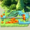 Interactive Maze Ball Puzzle Game for Youngsters – Fun Brain Teaser with Marble Track, Animal Buttons & 8 Levels, Green PVC Adve