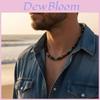 Geometric Glass Beads Necklace With Cross Pendant For Men And Women Summer