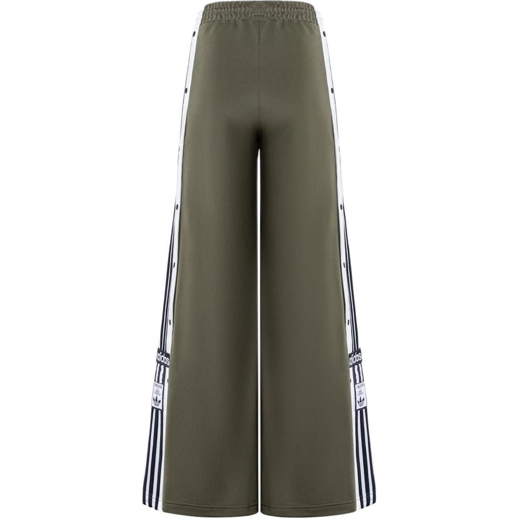 Adidas Originals Adicolor Ss24 Adilenium Oversized Adibreak Pants, Women's Loose Retro Side Snap Button Spliced Knit Sports Bottoms JM9272