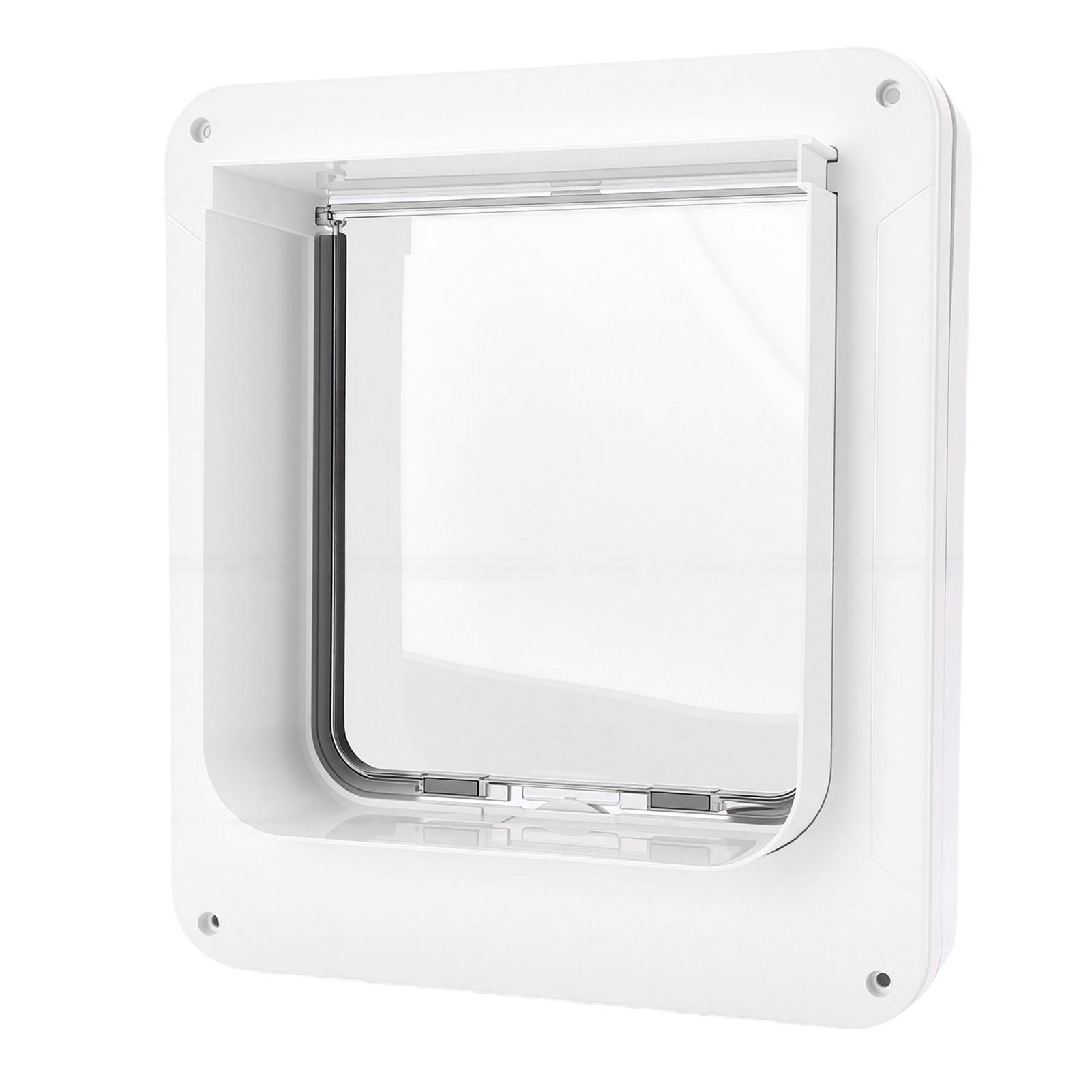 

Smart Cat Door Automatic Sensor Cat Flap Pet Gate Collar Activated Cat Entry with Remote Control