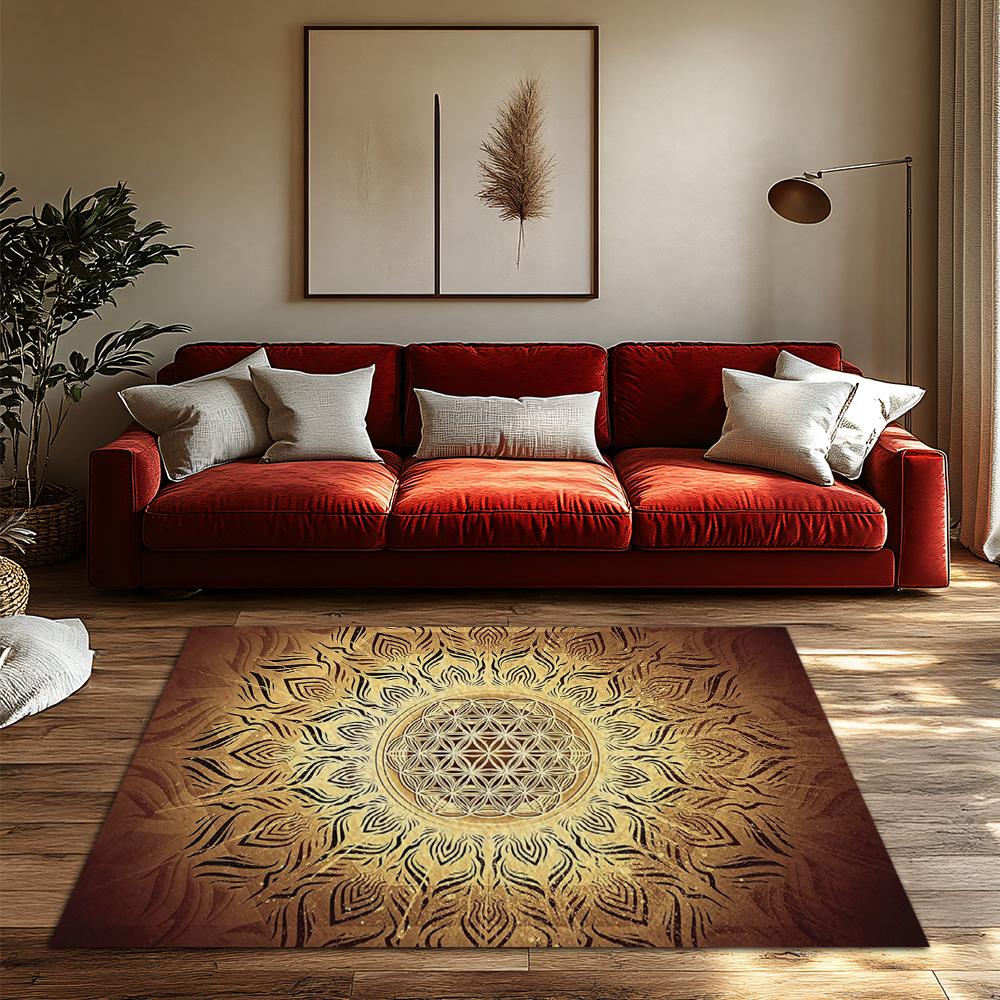 Cozy Area Rugs Modern Abstract Geometric Pattern Living Room Bedroom Floor Mats Home Decor Non Slip Washable Floor Covering Soft