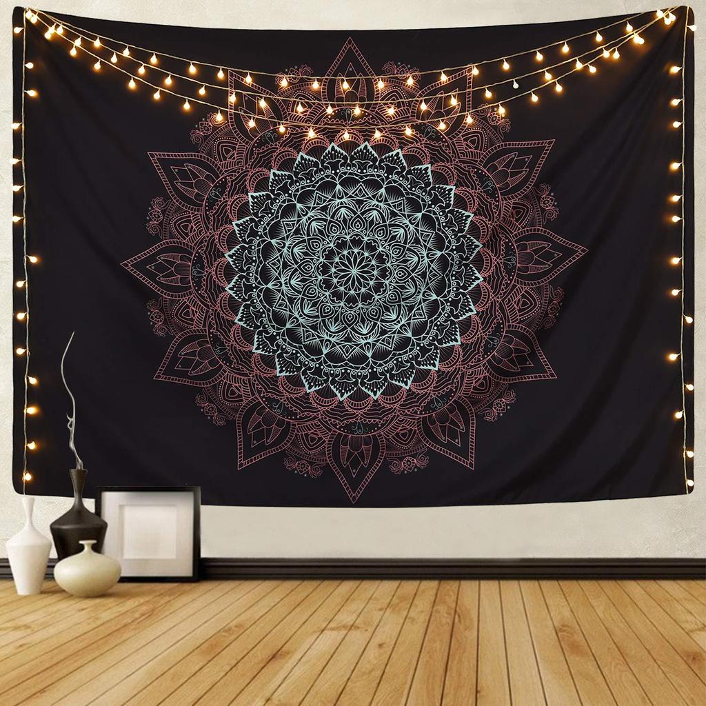 Jakość Indie Mandala Gobelin Ścienny Gobelin Ścienny Kwiatowy Gobelin Tkanina Poliester/ Bawełna Hippie Boho Narzuta na Łóżko Obrusy