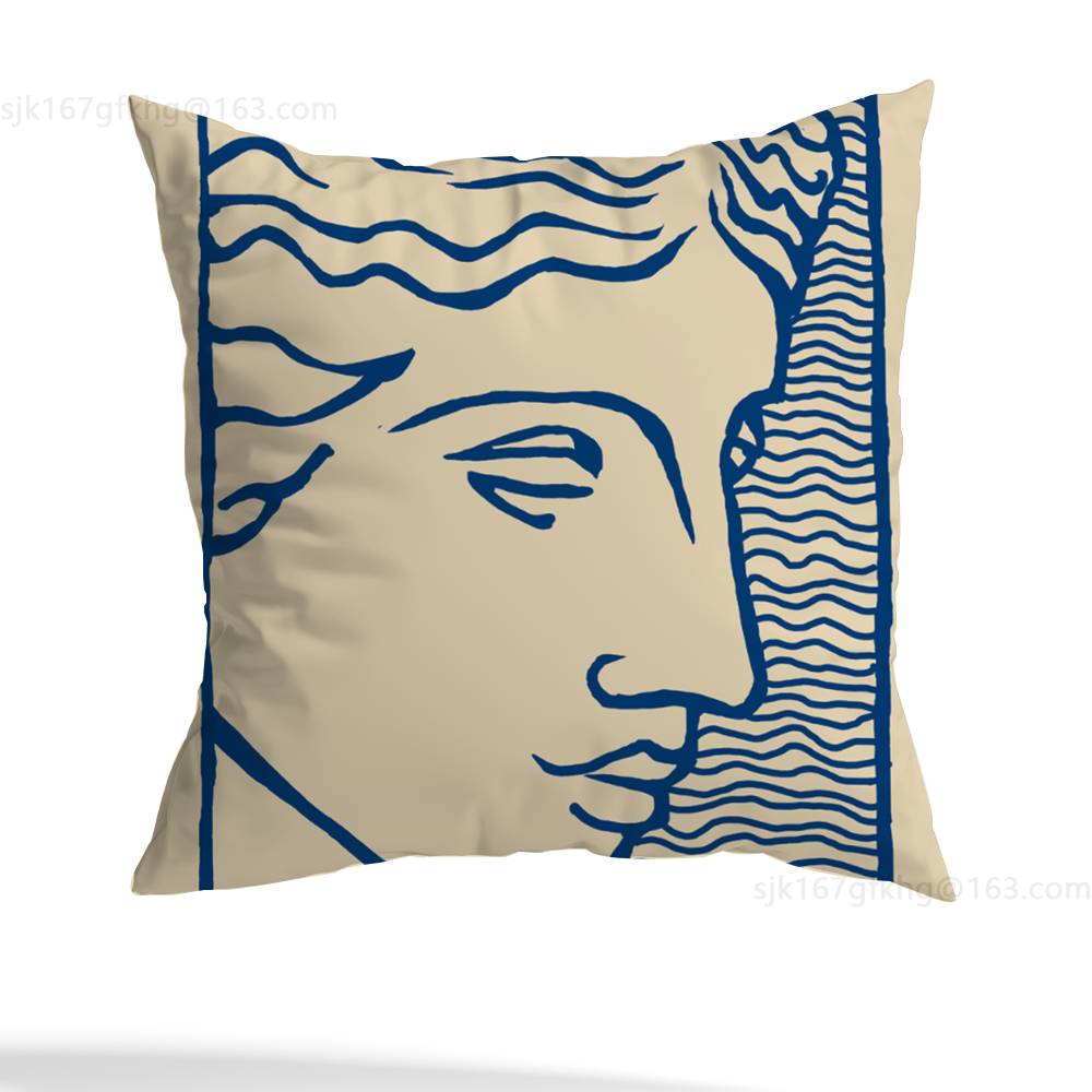 Matisse Abstract  Pillow Case Pillow Case Living Room Sofa Cushion Cover Suitable For Home Bedroom Room Decoration
