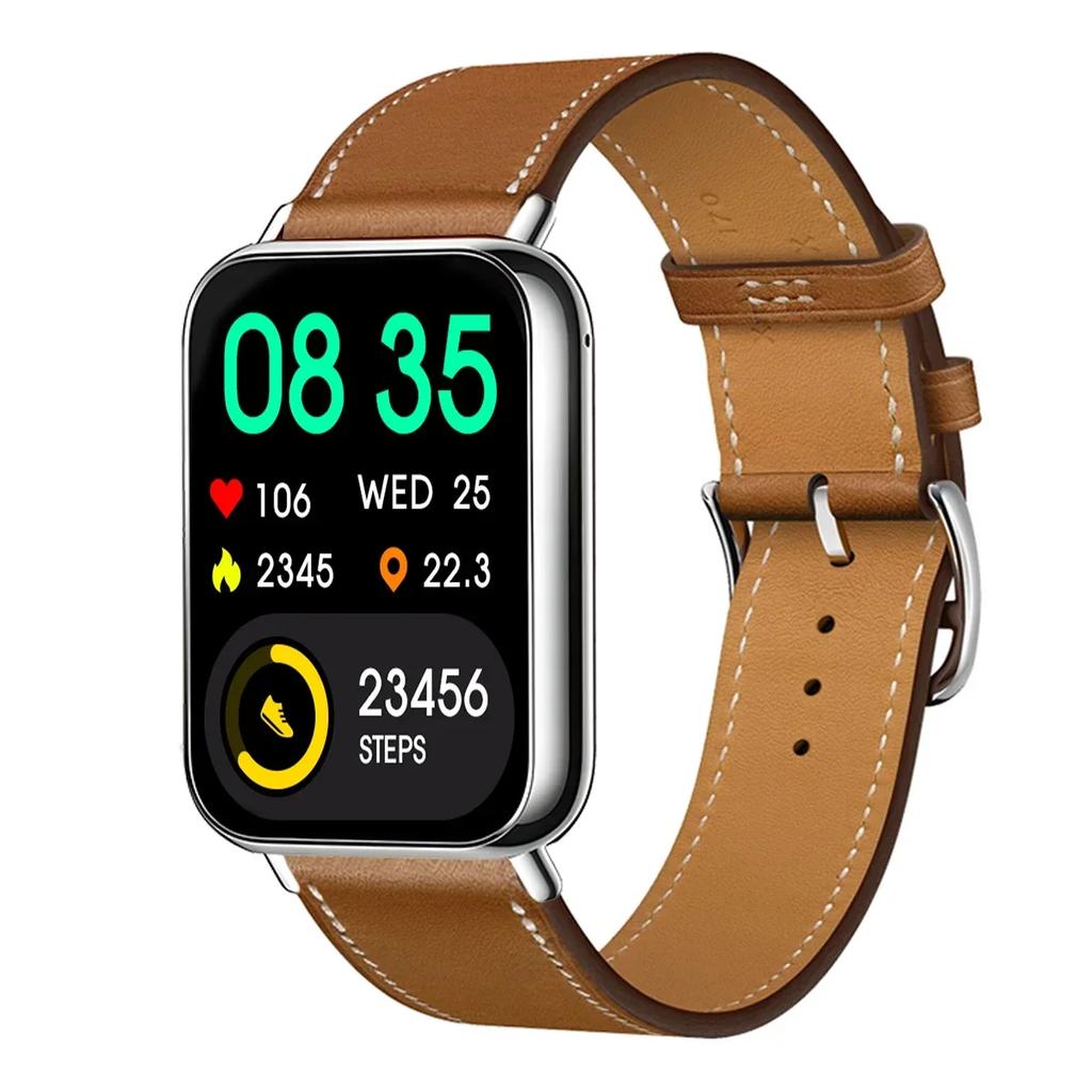 Leather Loop Strap for Redmi Watch 5 Watch 4 Band for Xiaomi Mi 9 Pro Active Wristband Bracelet Mi Band 8 Pro Correa Accessories