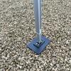2 Pcs Leveling RV Awning Support Footplates Camping Awning Base Bracket for Omnistor Camping RV
