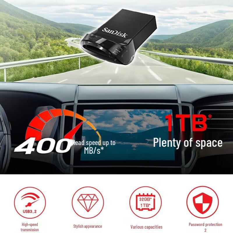 SanDisk Cruzer Fit CZ430 USB 3.2 Flash Drive