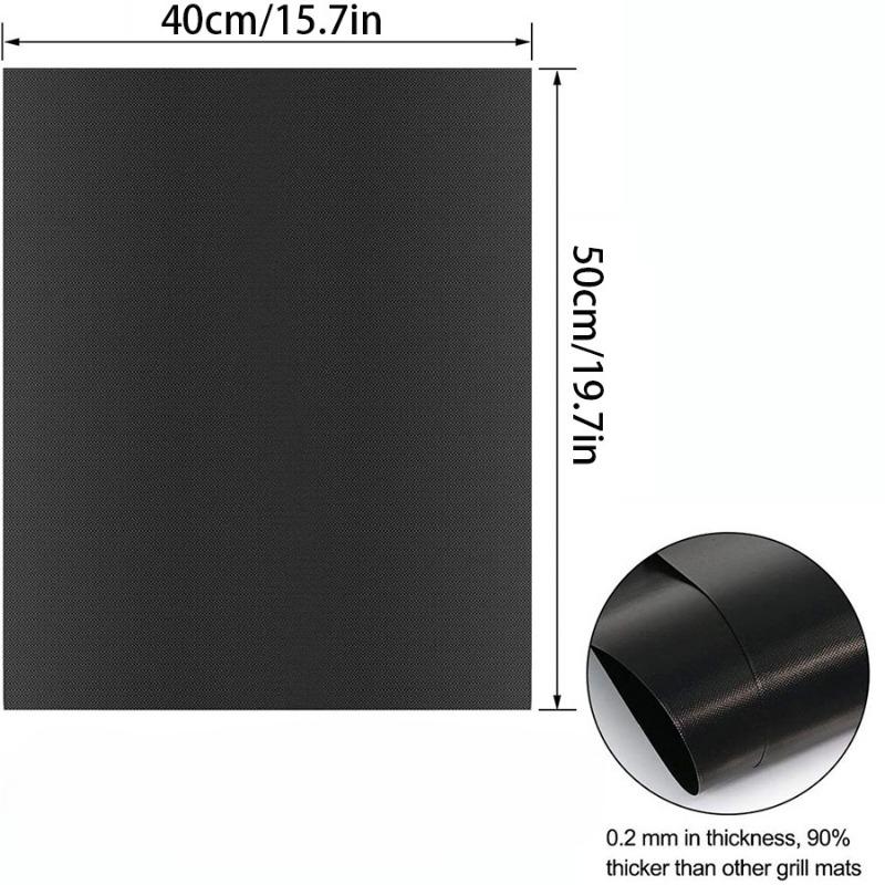 Fiberglass Teflon Oven Microwave Mat High Temperature Resistant Non Stick Barbecue Mat Oven Liner Can Be Trimmed