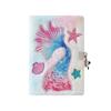 Diario con Lucchetto Peluche Sirena - Quaderno Serie Oceano per Bambini