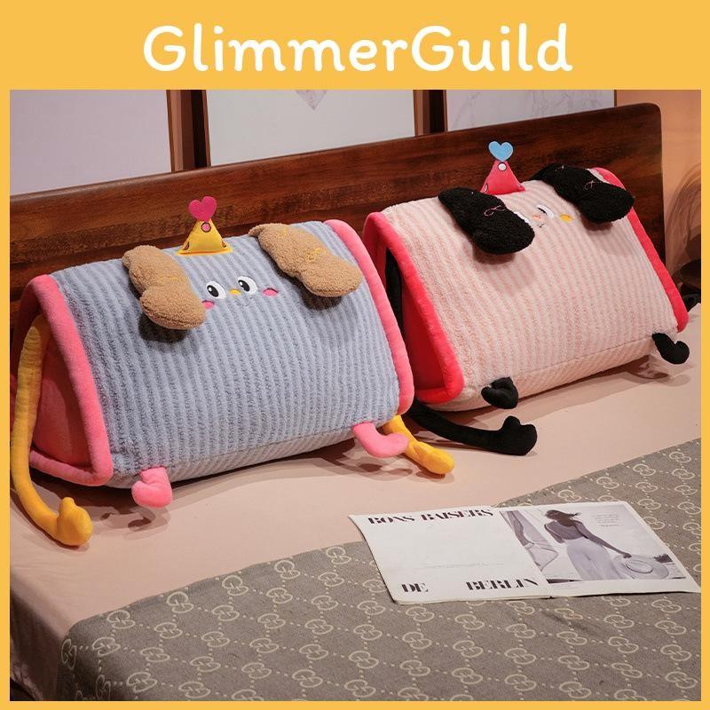 Cartoon Toy Plush Soft Cushion Cover With Washable Insert For Bed Sofa Decor