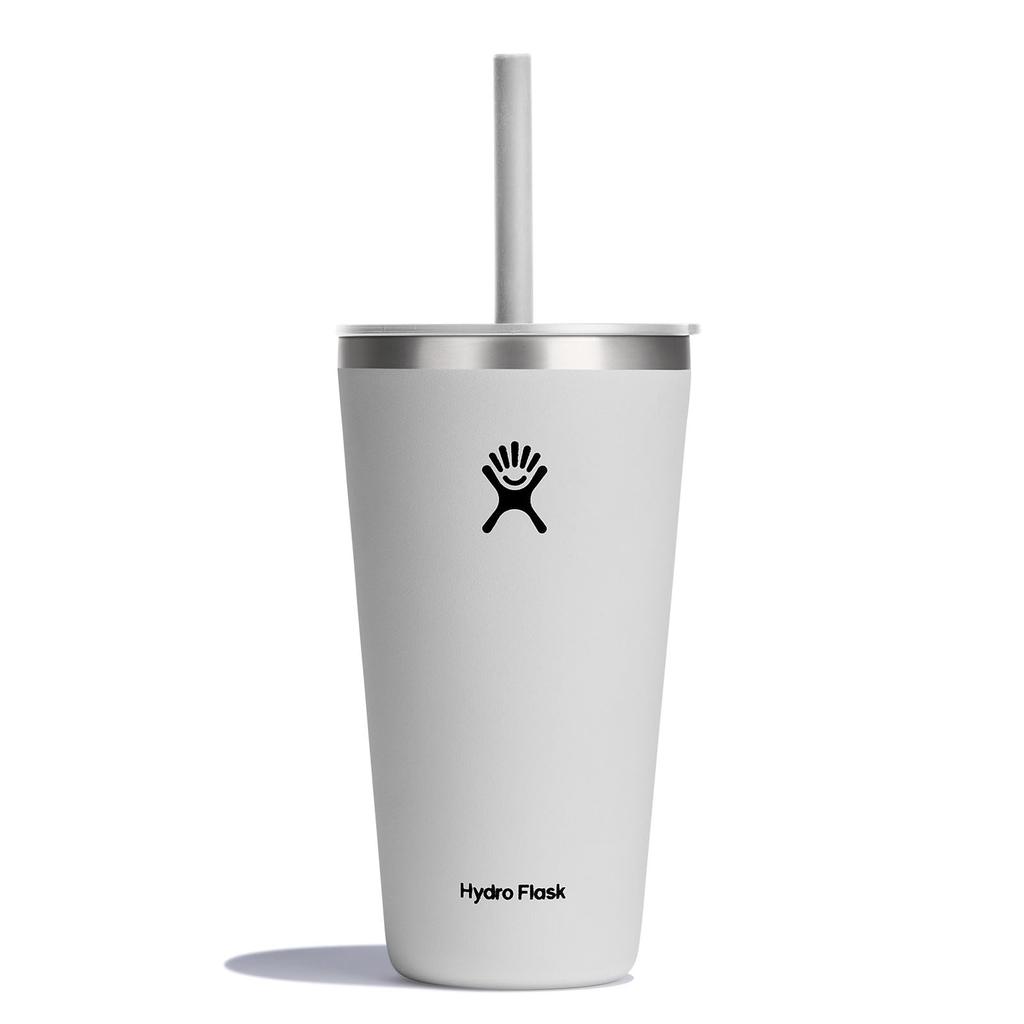 Stainless Steel Tumbler All Around Tumbler With Straw Lid 28oz 828ml White Insulated Japanese (Genuine Product)
