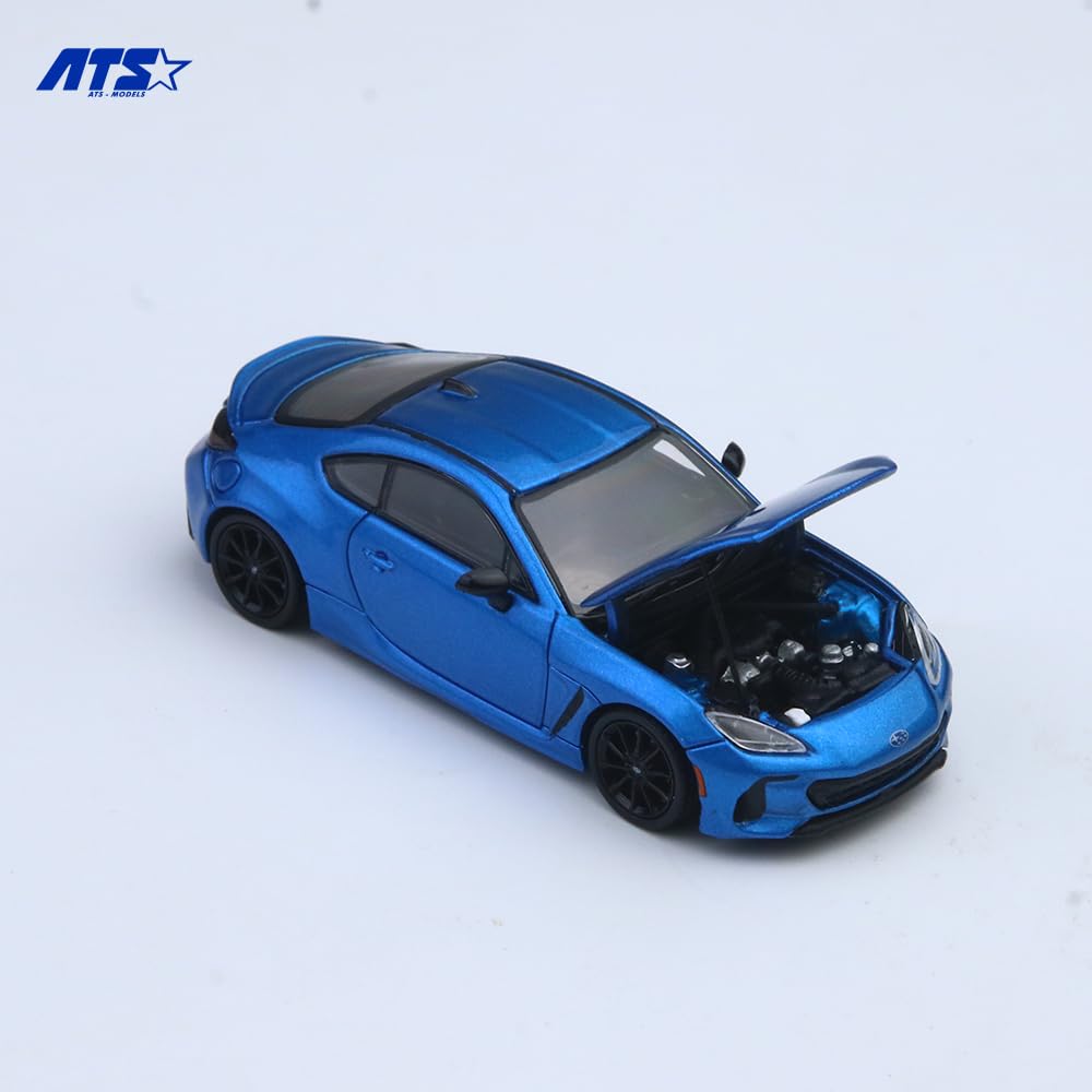 HobbyJAPAN ATS-MODELS 164 Subaru BRZ Metal Blue Finished Model ATS880401