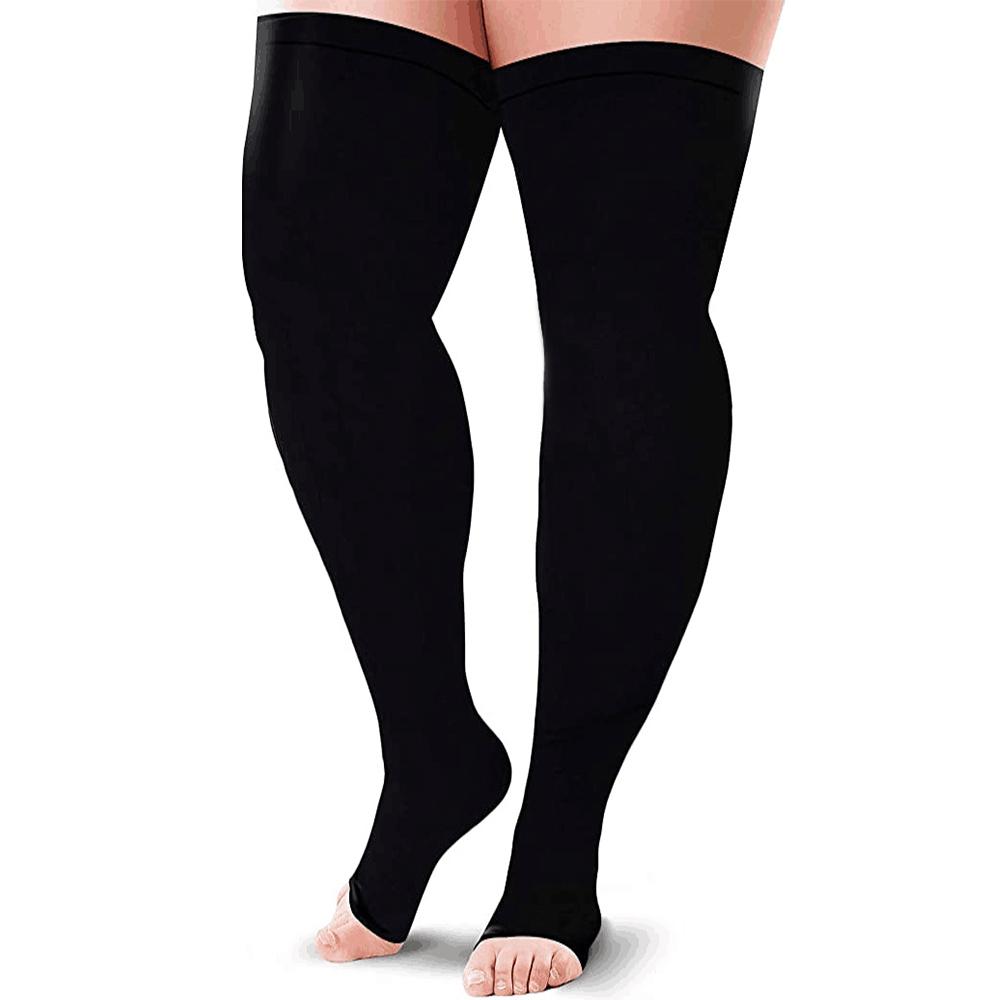 M/Xl/5Xl Large Varicose Vein Stockings Unisex Open Women Slim Sleeping Beauty Leg-Support Compression Stockings Shaping Socks