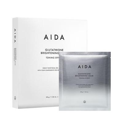 Aida Glutathione Brightening Mask - Toning Effect 4 Sheets