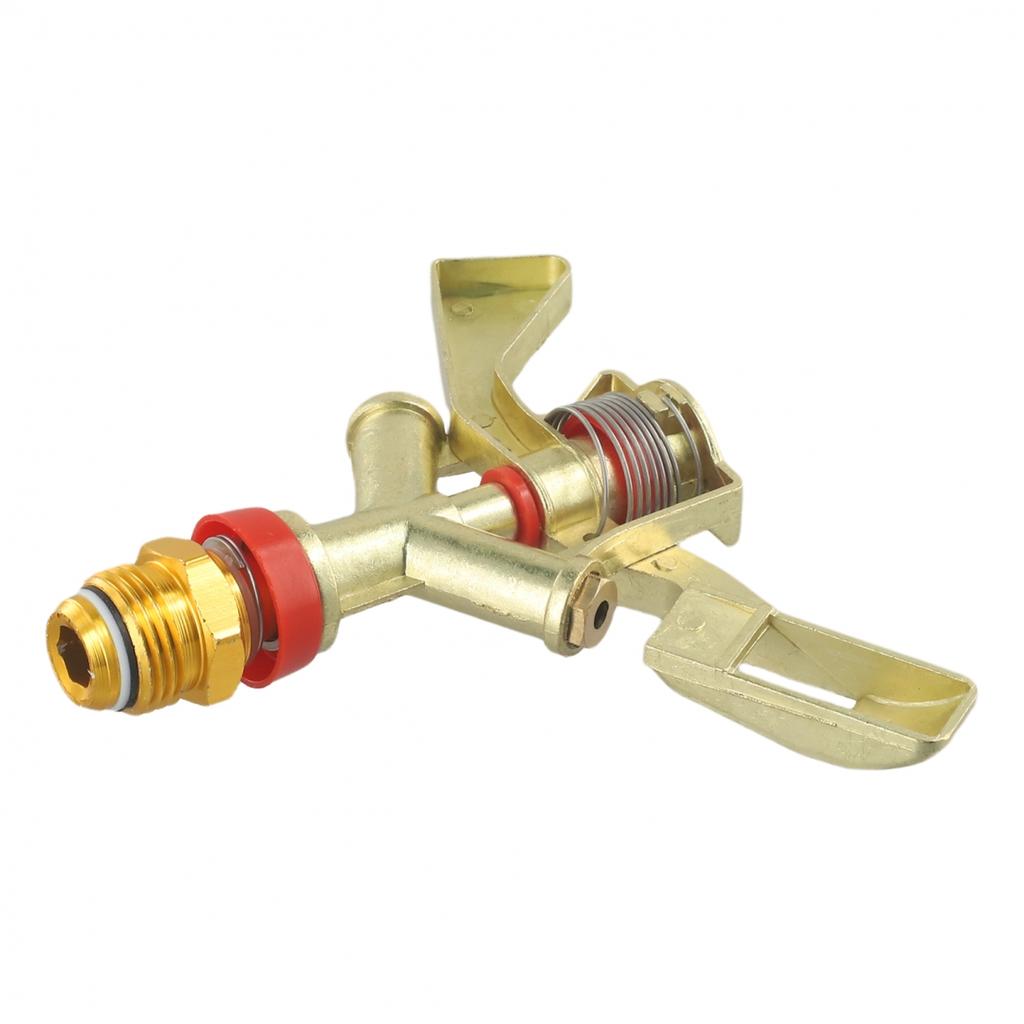 Brass° 1/2 Adjustable Water Sprinkler Lawn Watering Garden Spray Nozzle