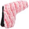 L shaped Golf Putter Head Cover Soft Plush Durable Club Headcover Protector Accessory(White Pink )