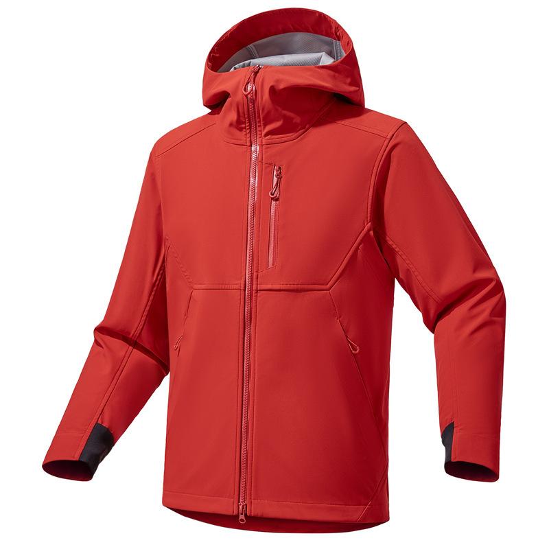 soft shell jacket men's and women's same windproof mountaineering hiking jacket autumn and winter waterproof functional jacket snow mountain clothing