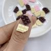 30Pcs New Cute  Chocolate Series Resin Flatback Ornament Jewelry Making Manicure Hairwear Accessorie
