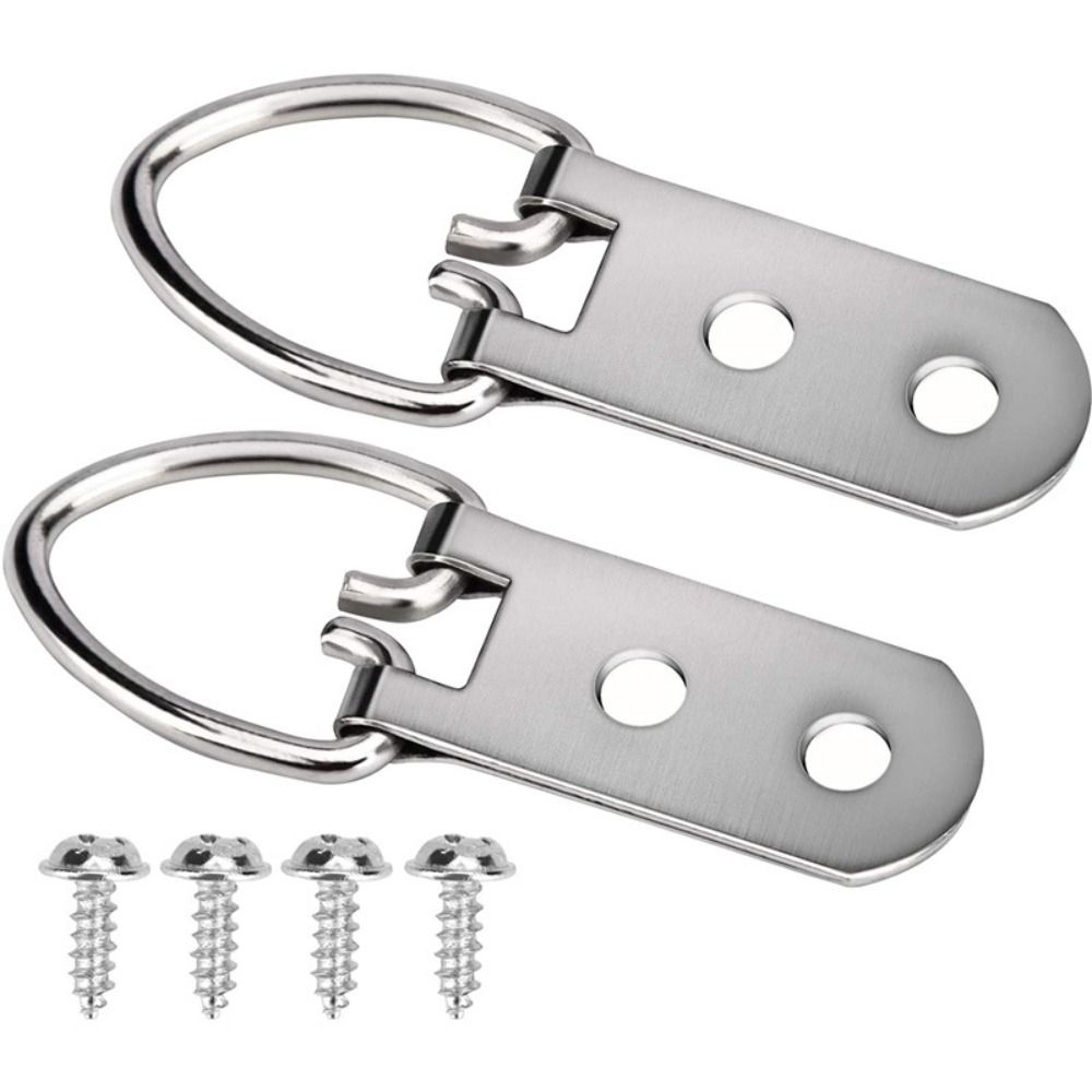 20pcs Steel Picture Hangers Rust Resistance Frame Hangers Wall Mounting Hangers Picture Frames