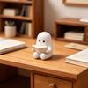 Geisterlesebuch-Figur, 3D-gedruckte niedliche Mini-Sitzende Geisterstatue für Halloween-Bücherregal, Schreibtisch, Innenraum-Heimdekoration