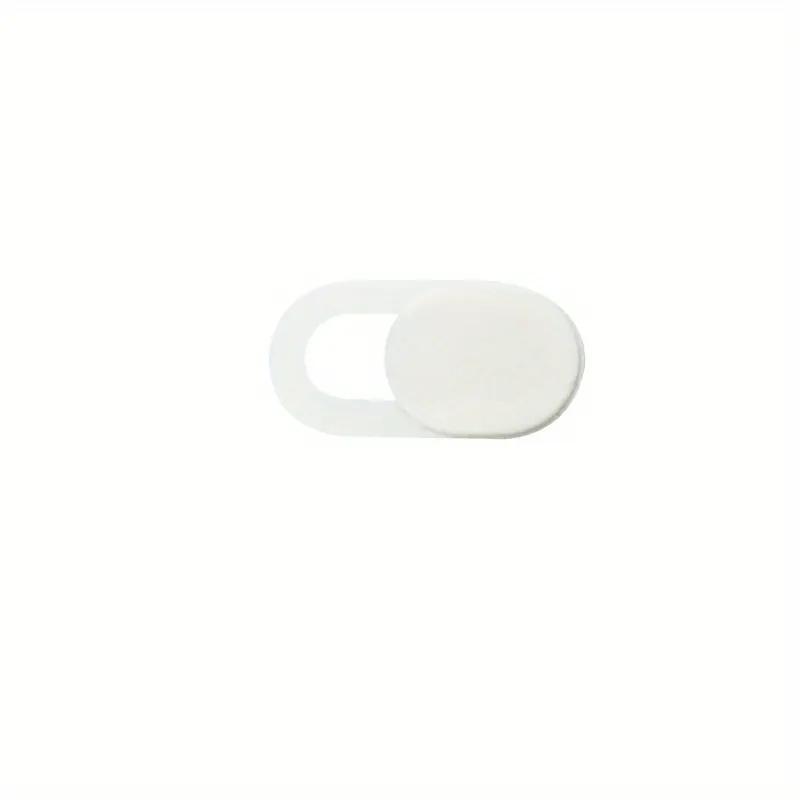 5-Pack ABS Webcam Cover with One-Touch Button - Sleek Black Privacy Slider for Laptop, Phone & Camera Lenses