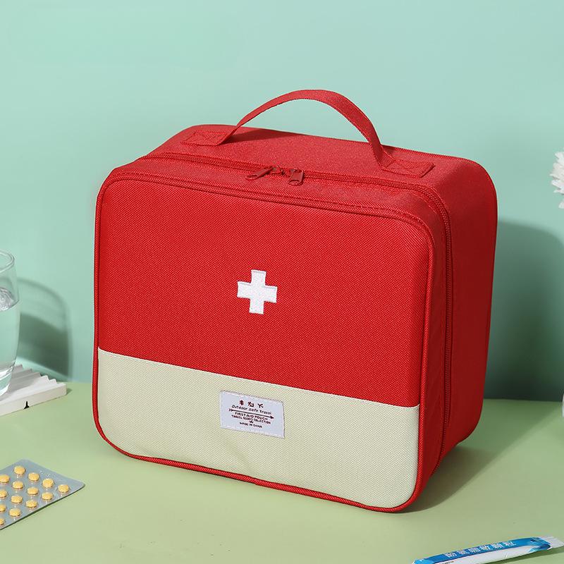 Outdoor Erste Hilfe Notfall Medizinische Tasche Medizin Medikament Pillendose Camping Zuhause Auto Überlebensset Notfalltasche Kleine Oxford Tasche